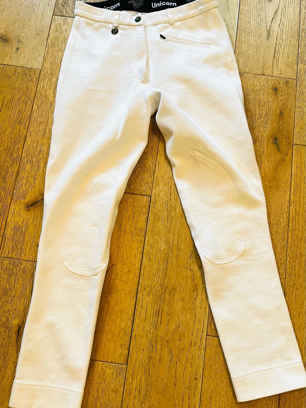 UNICORN Equestrian NEW Riding Breeches/Jodhpurs/ Leggings Bright White Size 28